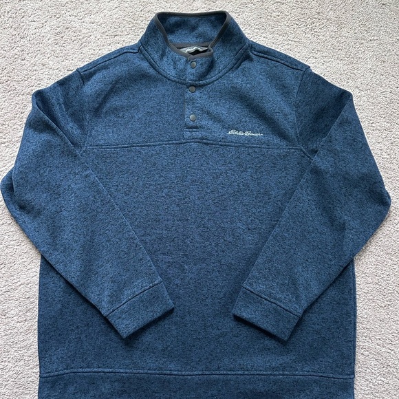Eddie Bauer Other - Eddie Bauer Men's Navy Zip-Up Sweater